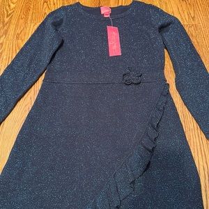 Blue sparkly lily pulitzer dress